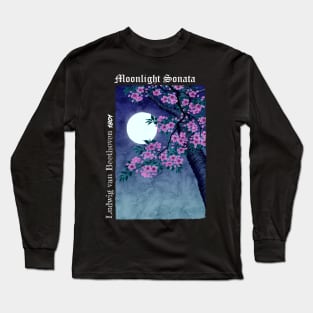 Moonlight Sonata - Black Long Sleeve T-Shirt